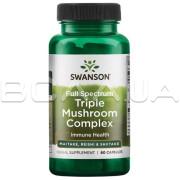 Swanson, Full Spectrum, Triple Mushroom Complex, 60 Capsules
