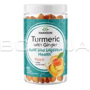Swanson, Turmeric with Ginger, 60 Gummies