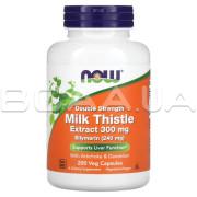 Now Foods, Milk Thistle Extract 300 mg, Double Strength, 200 Veg Capsules