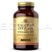 Solgar, Calcium Citrate with Vitamin D3, 120 Tablets