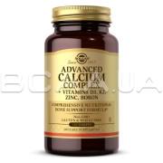 Solgar, Advanced Calcium Complex + Vitamins D3, K2, Zinc, Boron, 120 Tablets