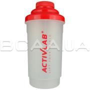 Activlab, Shaker Transparent Red, 500 ml