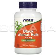 Now Foods, Black Walnut Hulls 500 mg, 100 Veg Capsules