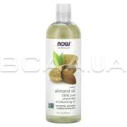 Now Foods Solutions, Sweet Almond Oil, 100% Pure Unscented Moisturizing Oil, 473 ml