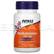 Now Foods, Nattokinase 100 mg, 60 Veg Capsules