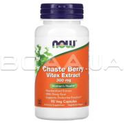 Now Foods, Chaste Berry Vitex Extract 300 mg, 90 Veg Capsules