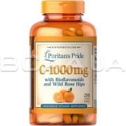 Puritans Pride, Vitamin C-1000 mg with Bioflavonoids & Rose Hips, 250 Coated Caplets