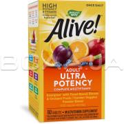 Natures Way, Alive!® Adult Ultra Potency Complete Multivitamin, 60 Tablets