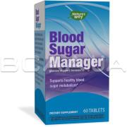 Natures Way, Blood Sugar Manager, 60 Tablets