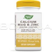 Natures Way, Calcium, Magnesium & Zinc, 100 Capsules