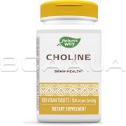 Natures Way, Choline, 100 Vegan Tablets