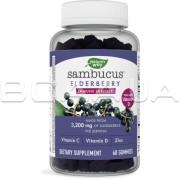 Natures Way, Sambucus Elderberry, Immune Support, 60 Gummies