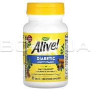 Natures Way, Alive!® Diabetic Multivitamin, 60 Tablets