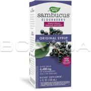 Natures Way, Sambucus Elderberry, Original Syrup, 120 ml