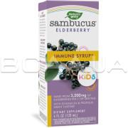 Natures Way, Sambucus Elderberry, Immune Syrup for Kids, 120 ml