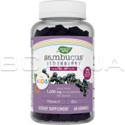 Natures Way, Sambucus Elderberry, Immune Support for Kids, 60 Gummies