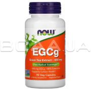 Now Foods, EGCg, Green Tea Extract 400 mg, 90 Veg Capsules