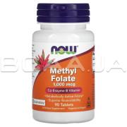 Now Foods, Methyl Folate 1000 mcg, 90 Tablets