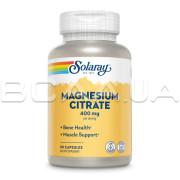 Solaray, Magnesium Citrate 400 mg, 90 Capsules