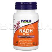 Now Foods, NADH 10 mg, 60 Veg Capsules