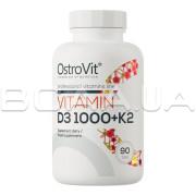Ostrovit, Vitamin D3 1000 IU + K2, 90 Tablets