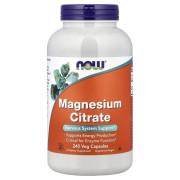 Now Foods, Magnesium Citrate, 240 Veg Capsules