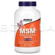 Now Foods, MSM 1500 mg, 200 Tablets