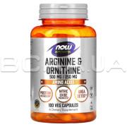 Now Foods, Sports, Arginine & Ornithine, 100 Veg Capsules