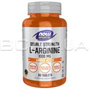 Now Foods, Double Strength L-Arginine 1000 mg, 60 Tablets