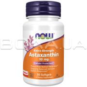 Now Foods, Astaxanthin 10 mg, Extra Strength, 30 Softgels