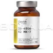 Ostrovit, D3 4000 IU + K2 MK-7, 90 Tablets