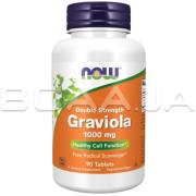 Now Foods, Graviola 1000 mg, Double Strength, 90 Tablets