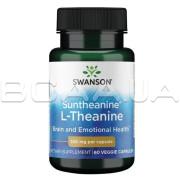 Swanson, Suntheanine L-Theanine, 100 mg, 60 Veggie Capsules