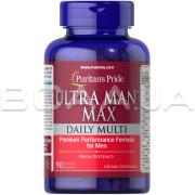 Puritans Pride, Ultra Man Max, 90 Coated Caplets