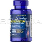 Puritans Pride, One Per Day Glucosamine, Vitamin D3 & Boswellia, 60 Coated Caplets