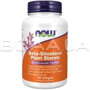 Now Foods, Beta-Sitosterol Plant Sterols, 90 Softgels