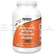 Now Foods, Certified Organic Whole Psyllium Husks, 340 g