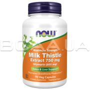 Now Foods, Milk Thistle Extract 750 mg, Maximum Strength, 90 Veg Capsules