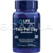 Life Extension, Two-Per-Day Multivitamin, 120 Tablets