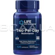 Life Extension, Two-Per-Day Multivitamin, 120 Capsules