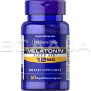Puritans Pride, Melatonin 12 mg, 60 Rapid Release Capsules