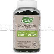 Natures Way, Chlorophyll Gummies 100 mg, 60 Gummies