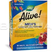 Natures Way, Alive!, Mens Complete Multivitamin, 50 Tablets