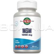 KAL, MSM 1000 mg, 80 Tablets