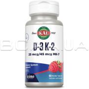 KAL, D-3 & K-2 , 60 Micro Tablets