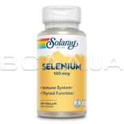 Solaray, Selenium 100 mcg, 100 VegCaps