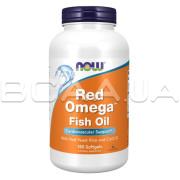 Now Foods, Red Omega Fish Oil, Red Yeast Rice with CoQ10, 180 Softgels