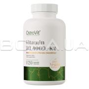 Ostrovit, Vitamin D3 4000 IU + K2 Vege, 120 Capsules