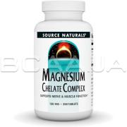 Source Naturals, Magnesium Chelate Complex 100 mg, 250 Tablets