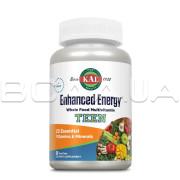KAL, Enhanced Energy, Teen Multivitamin, 60 VegTabs